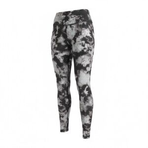 Zella Live In High Waist Leggings Monochromatic Tie-Dye Black/Gray/White X-Back